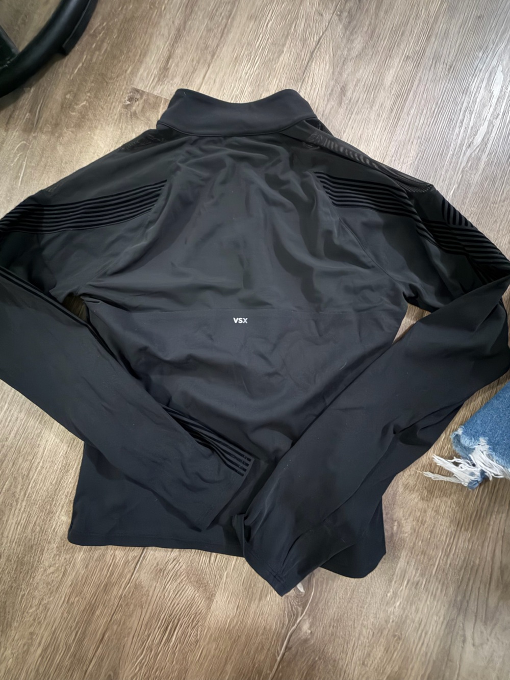 VSX Black Athletic Zip-Front Shirt Jacket - Picture 5 of 6